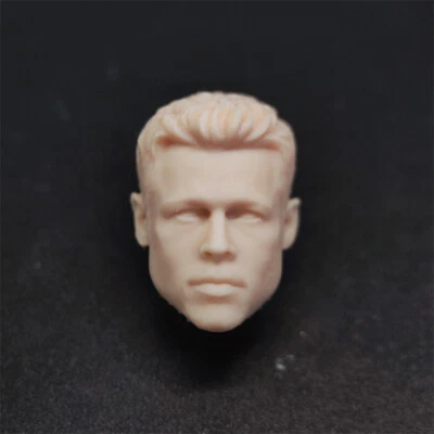 Figura escala 1/12 Se7en David Mills cabeza de Brad Pitt esculpida ajuste sin pintar 6" ML Foto 1 de 3
