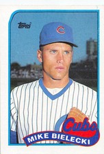 Mike Bielecki 1989 Topps 668  Chicago Cubs  Baseball Card