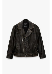 ebay zara leather jacket