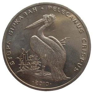 KAZAKISTAN 50 TENGE - "PELICANO CRAUSKOPF" - 2010 - Foto 1 di 2