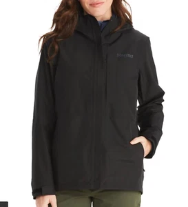 MARMOT Minimalist Womens L Gore-Tex Parka/Jacket/Coat/Shell Black NEW $220 - Picture 1 of 9