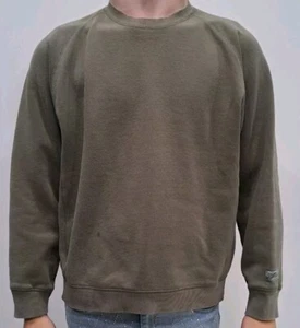 Vtg 90s Izod Prefrom X Mens Size XL Green Distressed Blank Crewneck Sweatshirt - Picture 1 of 10