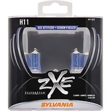 Sylvania Silverstar ZXE H11 55W Two Bulbs Head Light Low Beam Plug Play Halogen