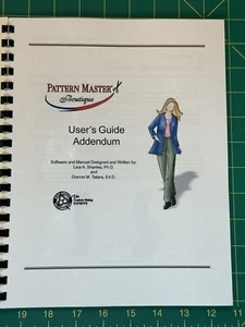 Pattern Master Boutique User's Guide Addendum - Picture 1 of 3