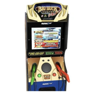 Big Buck Hunter Arcade Game Machine Cabinet Tokens Tickets Full Size Vintage - Picture 1 of 2