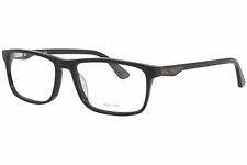Police VPLB56 0700 Eyeglasses Men's Shiny Black Full Rim Optical Frame 57mm