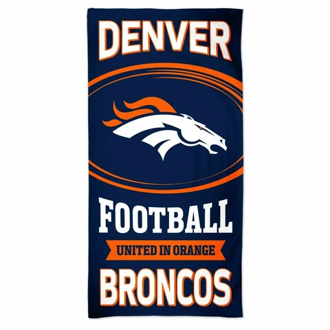 NFL DENVER BRONCOS BEACH TOWEL 30" X 60" 100% COTTON NEW Cover