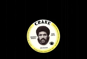 1976 Crane Discs Isaac Curtis Cincinnati Bengals ODDBALL! - Picture 1 of 2