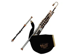 Uilleann Pipes in D - Full Set with a 4 Key Chanter, Drones and Regulators - Picture 1 of 10