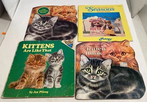 Lot of 4 Vintage Children's Books About Kittens - Picture 1 of 5