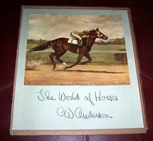 The World of Horses - 8 Vintage Horse Art Prints - C.W. Anderson - Picture 1 of 6