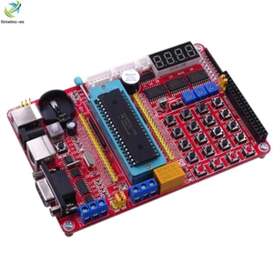 PIC MCU development Mini System PIC Development Board + Microchip PIC16F877A NEW - Imagen 1 de 4
