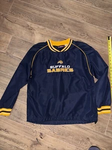 Pullover cortavientos Buffalo Sabres azul juvenil talla grande cintura ajustable NHL - Imagen 1 de 8