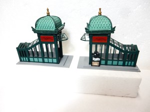 Pair of Nice  Subway Entrances for O gauge train layouts - Off Layout-nobox-mfg?