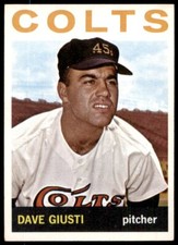 1964 TOPPS DAVE GIUSTI 354 EXMT BASEBALL HOUSTON COLT .45S