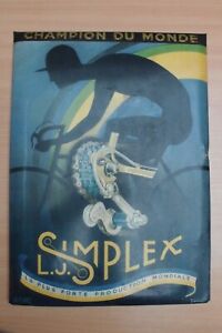Publicité ancienne magasin pour derailleur Simplex velo course ancien.
