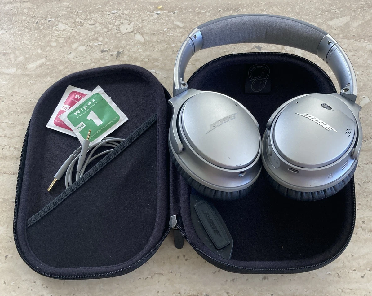 Bose QuietComfort 35 Silver Headphones for sale | eBay