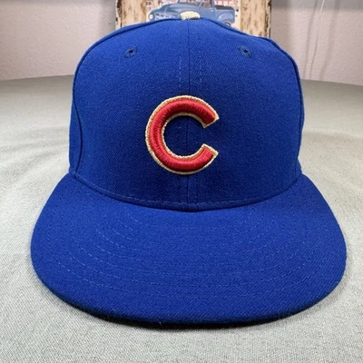 Chicago Cubs 2016 Champions Patch New Era 59Fifty Gorra Ajustada Talla 71/8 Azul Foto 1 de 4