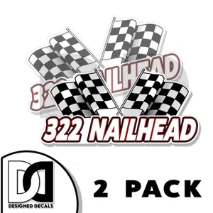 Calcomanía purificadora de aire del motor Nailhead 322 se adapta al motor Buick, muscle classic car 2 PK - Imagen 1 de 3