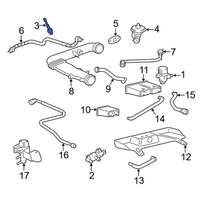 For Lincoln Town Car 1991-2011 Lincoln GU2Z9G444A Front Oxygen Sensor - Изображение 1 из 4