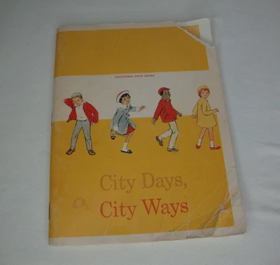 Vintage 1969 City Days City Ways Reading Text Book Harper & Row Mabel O'Donnell - Image 1 of 4