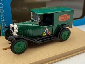 ELIGOR Citroen 5CV Camionnette 1926 NICOLAS 1010 1:43 Diecast coche metal - Imagen 1 de 6