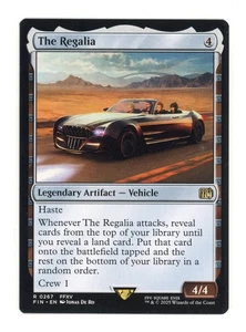The Regalia R 0267 Regular - Final Fantasy Magic the Gathering MTG Card - NM ENG - Picture 1 of 2