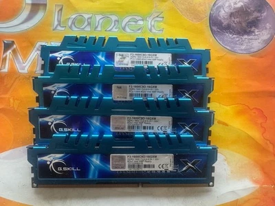 G.Skill 32GB (4X8GB) DDR3 PC3-12800 1600MHz Desktop Memory F3-1600C9D-16GXM - Image 1 of 3