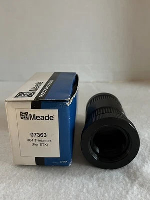 Adaptador Meade 07363 #64 T para telescopios ETX 90.105.125 - imágenes astrofotográficas con caja Foto 1 de 4