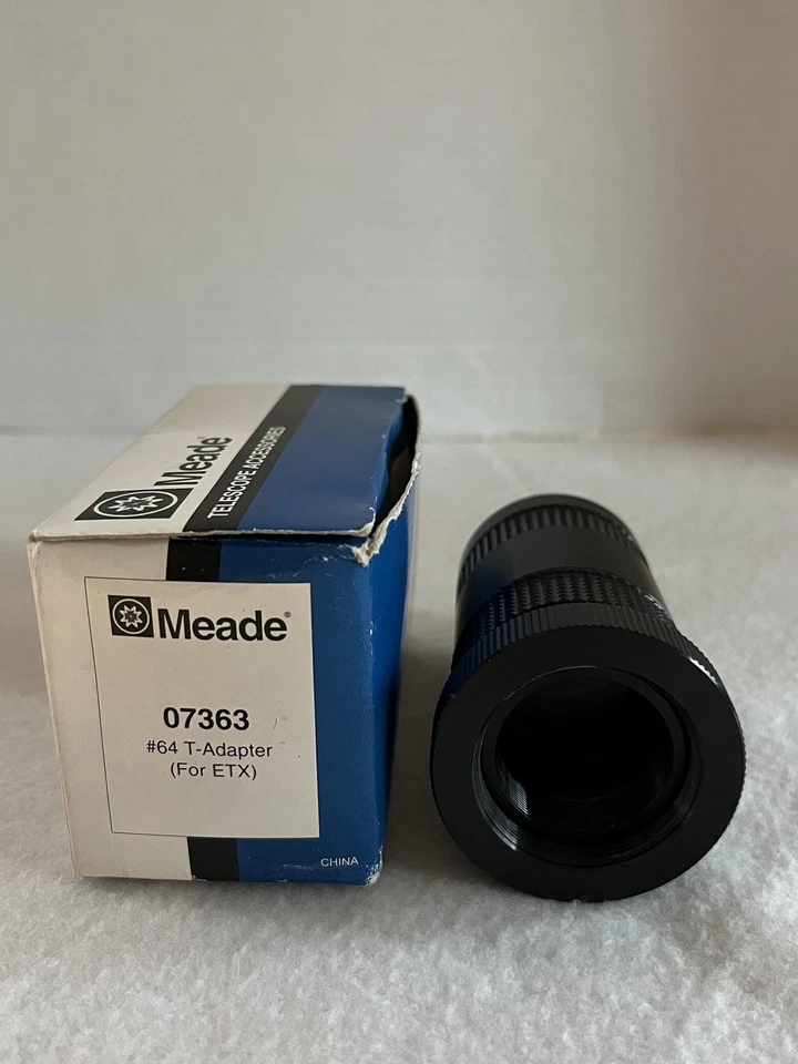 Adaptador Meade 07363 #64 T para telescopios ETX 90.105.125 - imágenes astrofotográficas con caja Foto 1 de 4