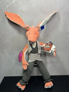 Jar Jar Binks 1999 Applause Star Wars Episode 1 Plush 18” Bendable With All Tags - Picture 1 of 10