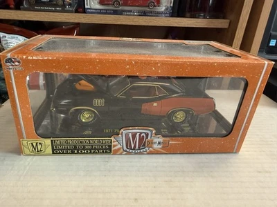 Máquinas M2 1/24 1971 Plymouth HEMI Cuda Chase 1-300 Foto 1 de 2