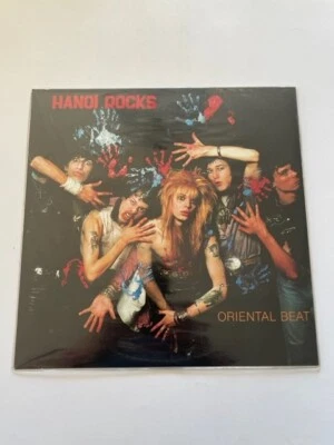 Hanoi Rocks- Oriental Beat- Red Vinyl LP. Uzi Suicide 1989. Near Mint - Image 1 of 4