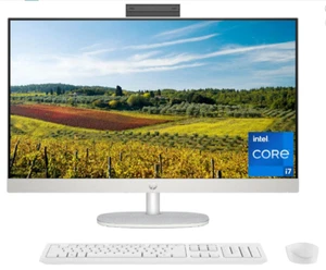HP 27" All in One | 13th Core i7-1355U | 12GB | 512GB SSD | Win11 Pro 27-CR0082 - Picture 1 of 5