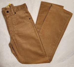 Vintage WRANGLER corduroy straight leg pants student 14 Slim deadstock NWT 70s - Picture 1 of 10