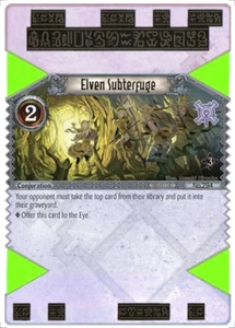 1x Elven Subterfuge EOJ SET3 #294 PS3 Eye Of Judgment Inglés Casi Nuevo/Sin jugar Tarjeta C - Imagen 1 de 1