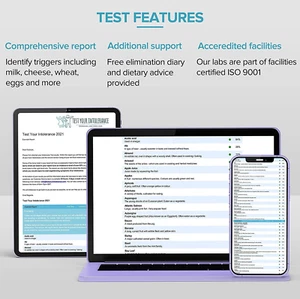 Food Intolerance Test Kit Easy to Use Food Sensitivity Test Kit for Adults at... - Picture 1 of 12