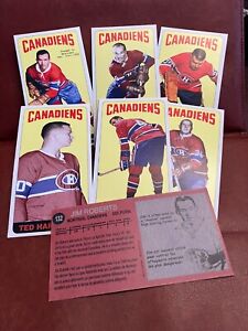 Lot of 13 custom made cards: Missing Canadiens in the  1964-65 Topps Tall Boy ++