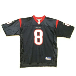 Reebok NFL Equipment Jersey Mens Size XL Houston Texans Schaub #8 Blue Nylon - Picture 1 of 11