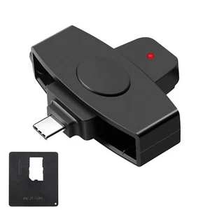 CAC Reader, DOD Military USB C Common Access, for ID, IC, SIM, Smart Credit Card - Picture 1 of 7