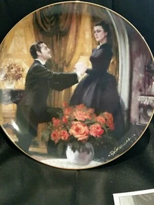 Gone With The Wind Plate THE PROPOSAL 1988 WS George Fine China - Picture 1 of 12