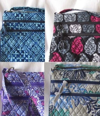  Vera-Bradley TRIPLE ZIP HIPSTER New YOU PICK COLOR CHOICE  - Изображение 1 из 4