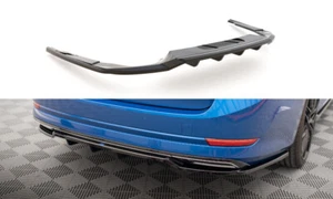 Cup Diffusor Ansatz SCHWARZ für Skoda Octavia MK4 Sportline Heckstoßstange ABS - Bild 1 von 10