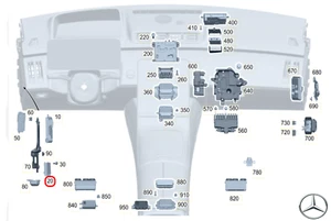 Original Mercedes-Benz A2239005130 Control Unit, Antriebsstrang W223 OM656 New - Picture 1 of 5