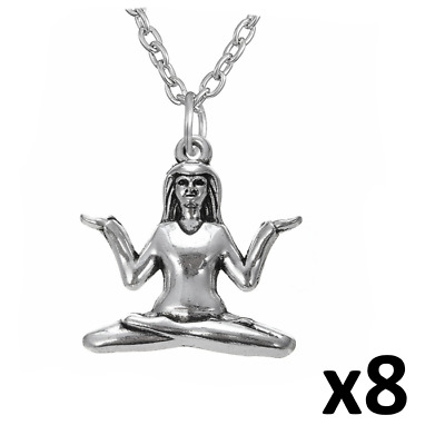 Wholesale Job Lot Chakra Buddha Yoga Necklace (8 Pieces) Jewellery Clearance Lot • 6.50£