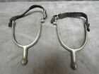 Vintage Early Cavalry Spur Pair US Military Marked A.B. August Buermann