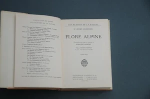 Botanik Delachaux Niestlé H.Correvon Alpenflora 1951 80 Farbtafeln - Bild 1 von 9