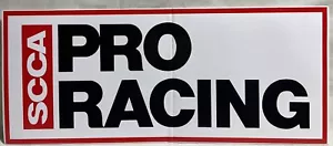Vintage SCCA Pro Racing 3,5” x 8” Aufkleber Sticker Original NOS - Bild 1 von 2