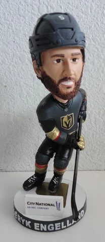 Rare Las Vegas Golden Knights DERYK ENGELLAND SGA Bobblehead No Box Cover