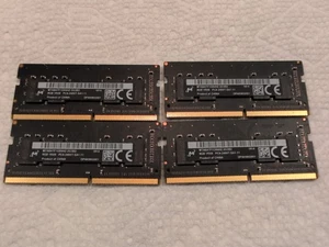 Apple Micron 32GB 4 x 8GB Sticks PC4 19200 2400T DDR4 Sodimm Laptop RAM Memory - Picture 1 of 3